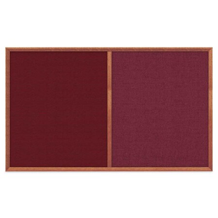 United Visual Products Slim Style Indoor Enclosed Corkboard, 18 UV501SCH-WHITE-KEYLIME